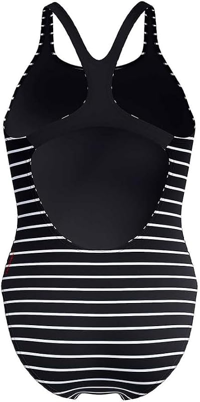 Mujer Endurance+ Printed Medalist Swimsuit | One Piece Swiming Costume | Swim Training, Anthracite, 36
