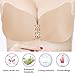 Women Strapless Bra Self Adhesive Wing Shape Silicone Invisible Push-up Bra Nude Cup D