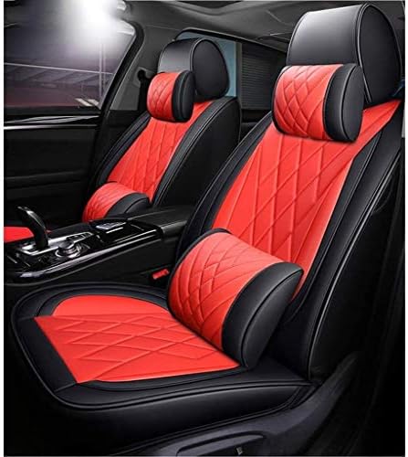 カーシートカバー ほとんどの五人乗りモデルに適した完全に囲まれたシートカバー 四季のカーシートカバー 耐摩耗レザーファブリック オリジナルカーシートブラックを効果的に保護 Color E Pasadenahc Com