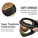 BaKee Ski Goggles 3 Pack, Snowboard Goggles for Kids Boys Girls Youth Men Women, with 100% UV400 Protection, Wind Resistance, Anti-Glare Lens (Include Cleaning Cloth)