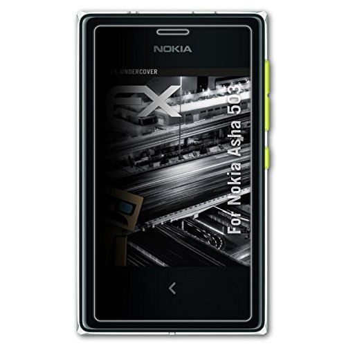 atFolix Blickschutzfilter für Nokia Asha 503 Blickschutzfolie, 4-Wege Sichtschutz FX Schutzfolie