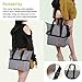 Lifewit Insulated Thermal Lunch Bag Box Tote Coolers Soft Side Cooler Bag For Travel For Men 12L,Grey