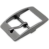 Loosco single prong buckle, 6PCS Strap Buckles Tri-Glide Slide Buckles for Shoes Purse Making Accessories (Gunmetal)