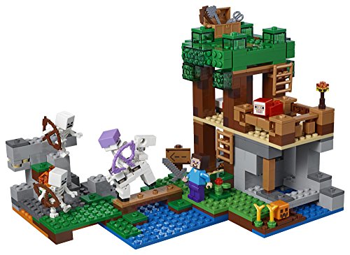 5 LEGO+Minecraft+Skeleton+Attack+Building