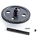 Toyoutdoorparts RC 0015 Black Metal Center Reduction Gear 62T Fit WLtoys 1/12 12428 12423