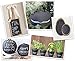 kedudes Chalkboard Paint kit - Quality Chalkboard Paint Black, with Three Foam Brushes, Wood Handles, 3 Sizes. - Create usable Chalkboard Surfaces on Furniture, Doors, Drawers and More!