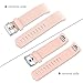 Maledan Replacement Bands for Fitbit Charge 2, Accessory Sport Wristbands Band Compatible for Fitbit Charge 2 HR Women Men, 3 Pack, Blush Pink/Teal/Rose Pink, Large
