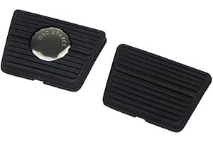 Inline Tube Compatible with 1964-88 GM Brake & Clutch Pedal Pads 2pc