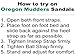 Oregon Mudders Women's WCS100 Golf Sandal