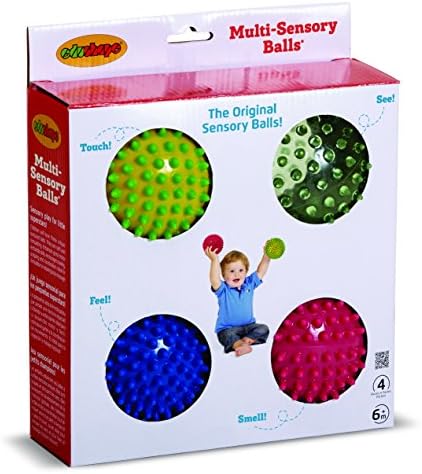 Edushape 4 Count Sensory Balls Gift Set Multi