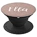 Ella - Custom Name Gift Chic on Rose Pattern - PopSockets Grip and Stand for Phones and Tablets