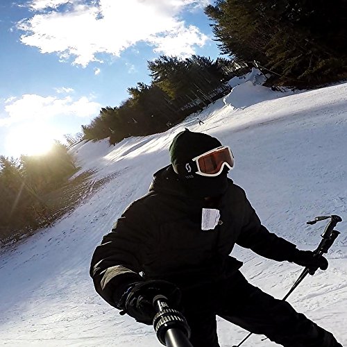 UOKOO Selfie Stick Smapole S1 All-Aluminum Alloy Monopod Handheld Telescopic Pole for GoPro Hero 6/5/4/3+/2/1/Session/GoPro Hero 2018/Action Cameras/HD Cameras/Cellphone