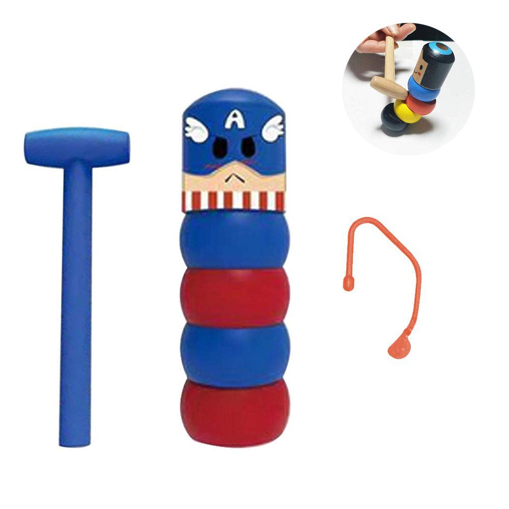 unbreakable wooden man toy