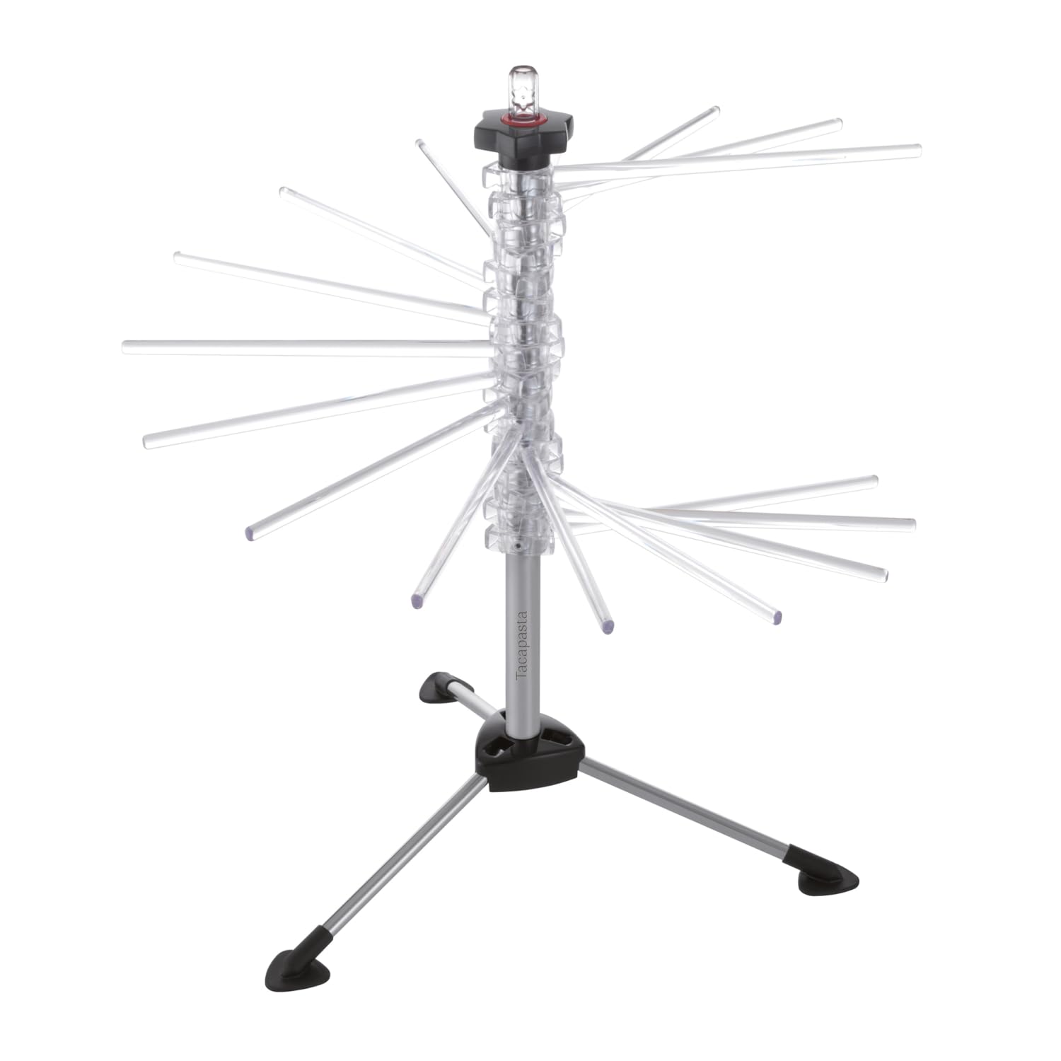 MARCATO Pasta Drying Rack, Fresh Pasta Dryer, Foldable, Space-Saving, 16 Arms, Up to 2 kg of Pasta, Kitchen Accessory, Made in Italy. Model: Tocapasta