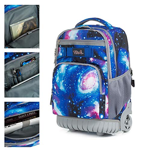 tilami rolling backpack galaxy