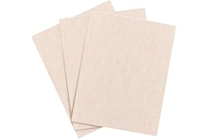 S SUPERFINE PRINTING Salmon Parchment Cardstock – Great for Certificates, Menus and Wedding Invitations | Medium Weight 65lb Cover (176gsm) | 8.5 x 11” | 50 Sheets per Pack