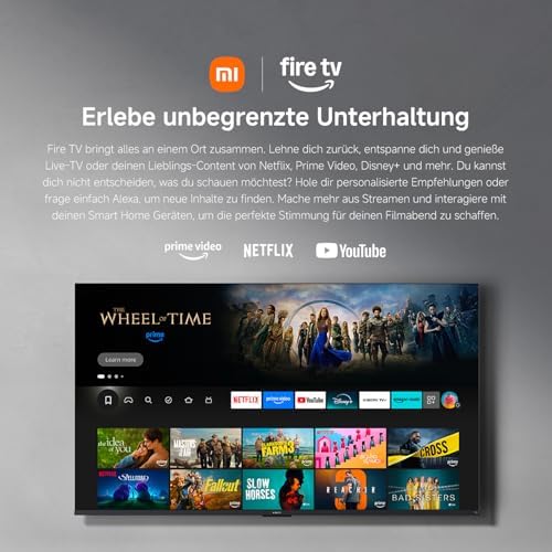 TV F 55 Zoll (140 cm), 4K UHD Smart TV, Fire OS8, HDR10, L55MB-FAEU