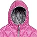 Gerry Girl's Down Packable Sweater Jacket w/Attached Hood XS 6 Azalea