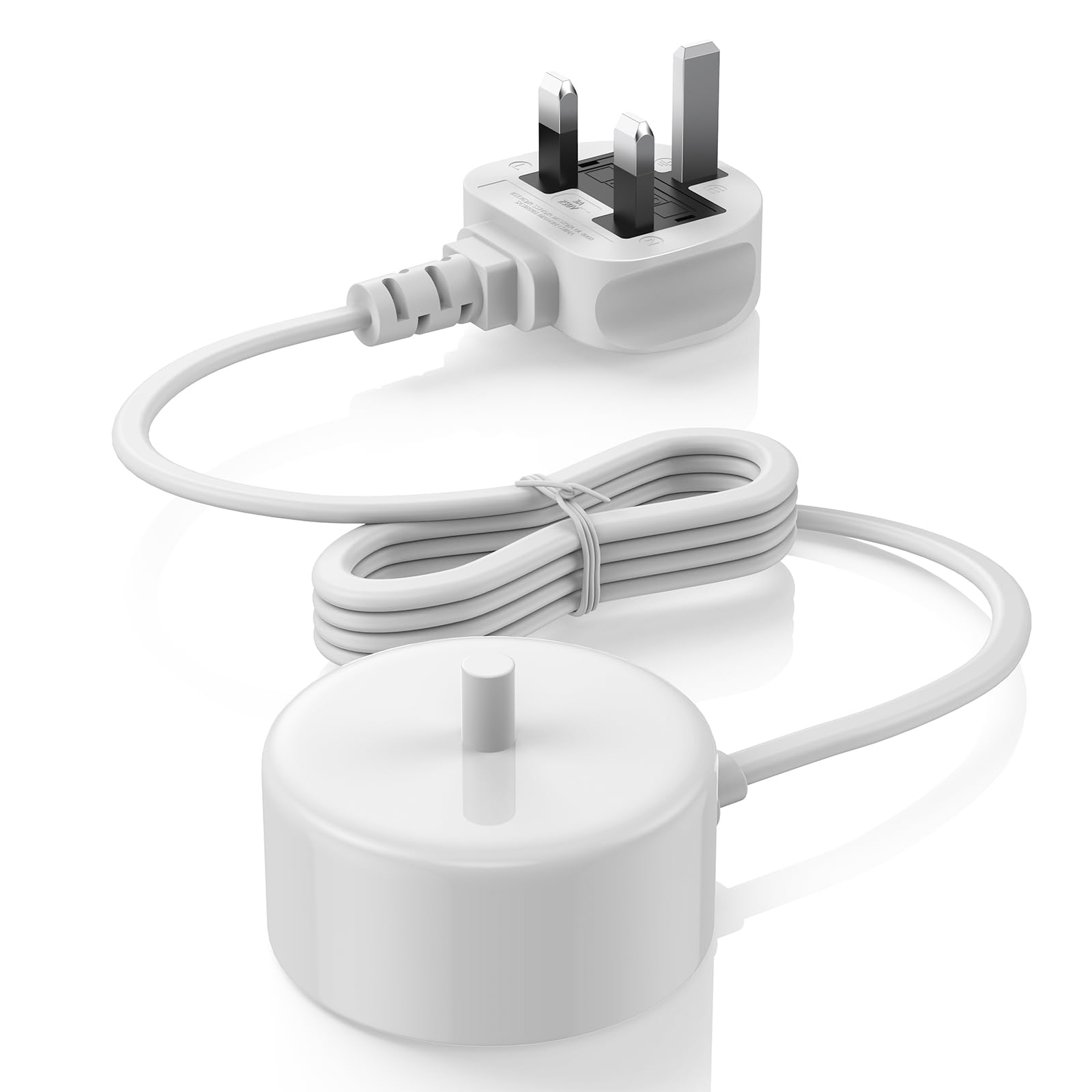 Charger Replacement Power Adapter Type HX6100 Compatible with Philips Sonicare HX3000 HX6000 HX8000 Electric Toothbrush Protectiveclean Series, Flexcare Serie Charging Base Waterproof IP67 UK Plug