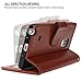 Style4U Galaxy Note Edge Case, Note Edge Case, Premium PU Leather Stand Wallet Case with ID Credit Card/Cash Slots for Samsung Galaxy Note Edge+ 1 Stylus [Brown]