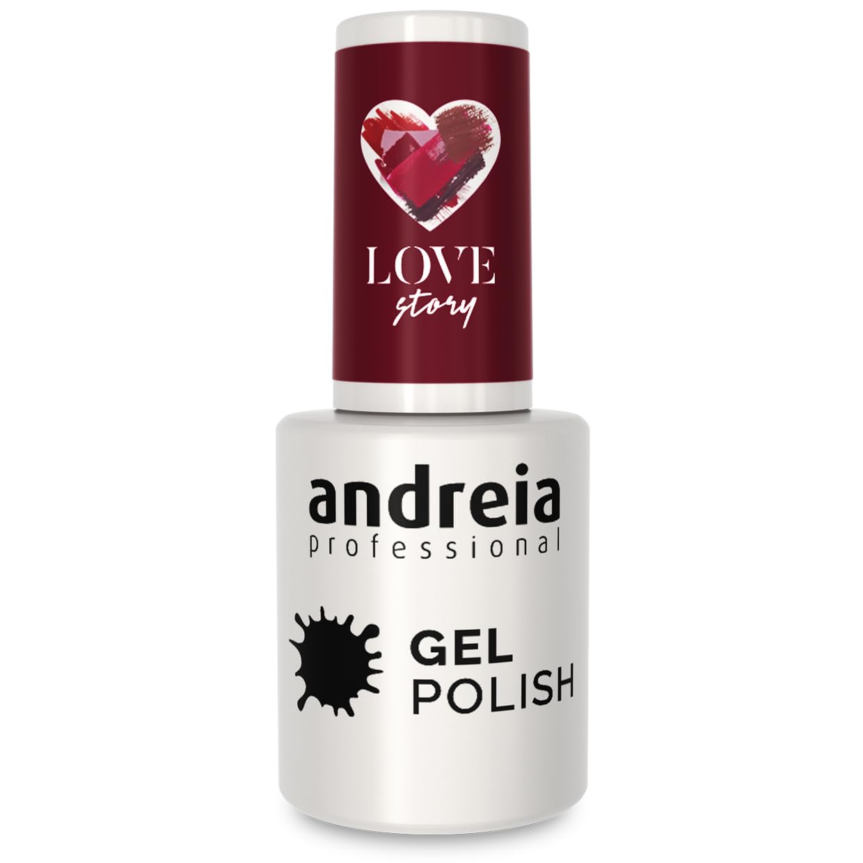 Andreia Semi-Permanent Nail Gel Polish for UV/LED Lamp - Intense Shine and 4 weeks Lasting Manicure Nail Gel Varnish - Colour 304 Red 10.5 ml