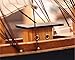 bouti1583 Sailing Tall Ship Boat Wooden Model Craft Decor (Random Color)