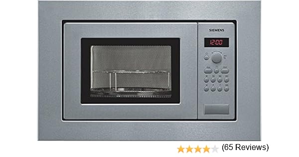 Siemens HF15G561 - Microondas, 1270 W, 10A, 50Hz, 230V, Acero ...