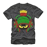 Looney Tunes Marvin Headphones Mens Graphic T Shirt