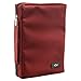 Promo Poly-Canvas Bible / Book Cover w/Fish Applique (Medium, Burgundy) by 