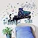 SWORNA Nature Series Flower Butterfly Girl Piano Removable Vinyl DIY Wall Art Mural Sticker Decal Decor for Living Room/Bedroom/Playroom/Hallway/Kindergarten/Home Office/School 26