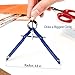Volcanics Compass for Geometry Drawing Compass with Lock Math Bow Drafting Compass Art Metal Compass Professional Drawing Divider Precision Student Compass 2 Pack