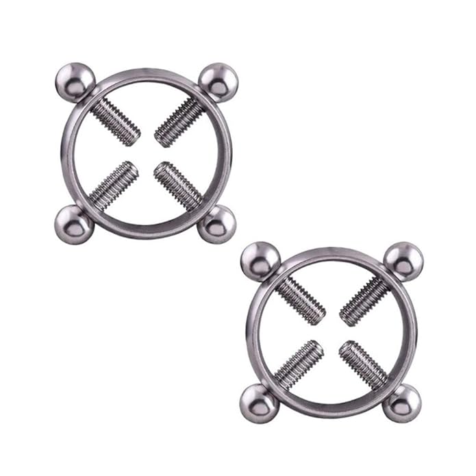 Körper Piercing Ringe, Körper Schmuck Schilde, Piercing Schmuck Edelstahl Silber Farbe ein Paar
