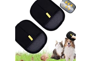 2026 Upgrade Pet Hair Removal Glove, Electrostatic Gloves Pet Hair Remover Glove,Reusable Static Pets Hairs Removal Tool For 