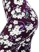 LMB Lush Moda Extra Soft Leggings With Designs- Variety Of Prints - Purple Florals 554
