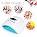 54W 28 LED UV/LED Nail Dryer, LARMHOI Gel Nail Light with 3 Timer Setting Sensor, Dual Light Source, LCD Display Screen, Gel Nail Lamp for Fingernail & Toenail Nail Polish Art