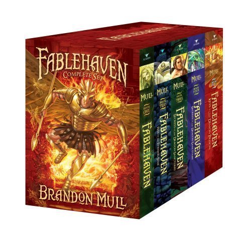 Fablehaven Complete Set (Boxed Set): Fablehaven; Rise of the Evening Star; Grip of the Shadow Plague; Secrets of the Dragon Sanctuary; Keys to the Demon Prison by Mull, Brandon (10/4/2011)