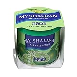 My Shaldan Japanese Car Cup-Holder Natural Air Freshener Cans (Lime Scented)