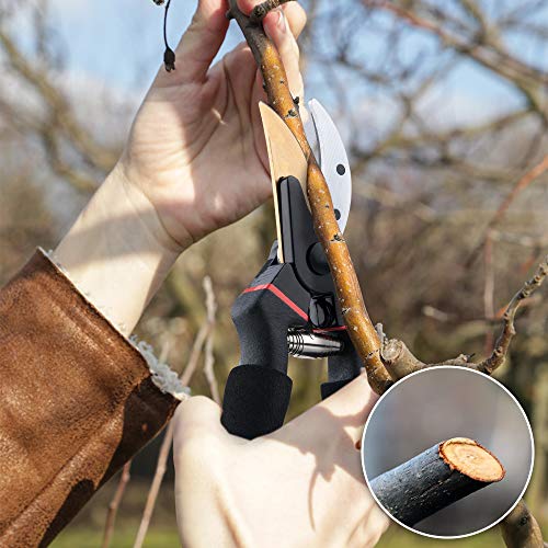 Professional Sharp Bypass Pruning Shears,Pruning Shears Garden Bypass Pruners and Ergonomic Fruit Tree Flower Cutter Grafting Garden Scissors