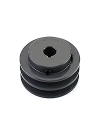QWORK 2AK3058 Double Groove Pulley/Sheave, 3.05"OD