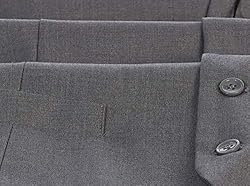 Gioberti Mens Formal Suit Vest, Gray, 2X-Large