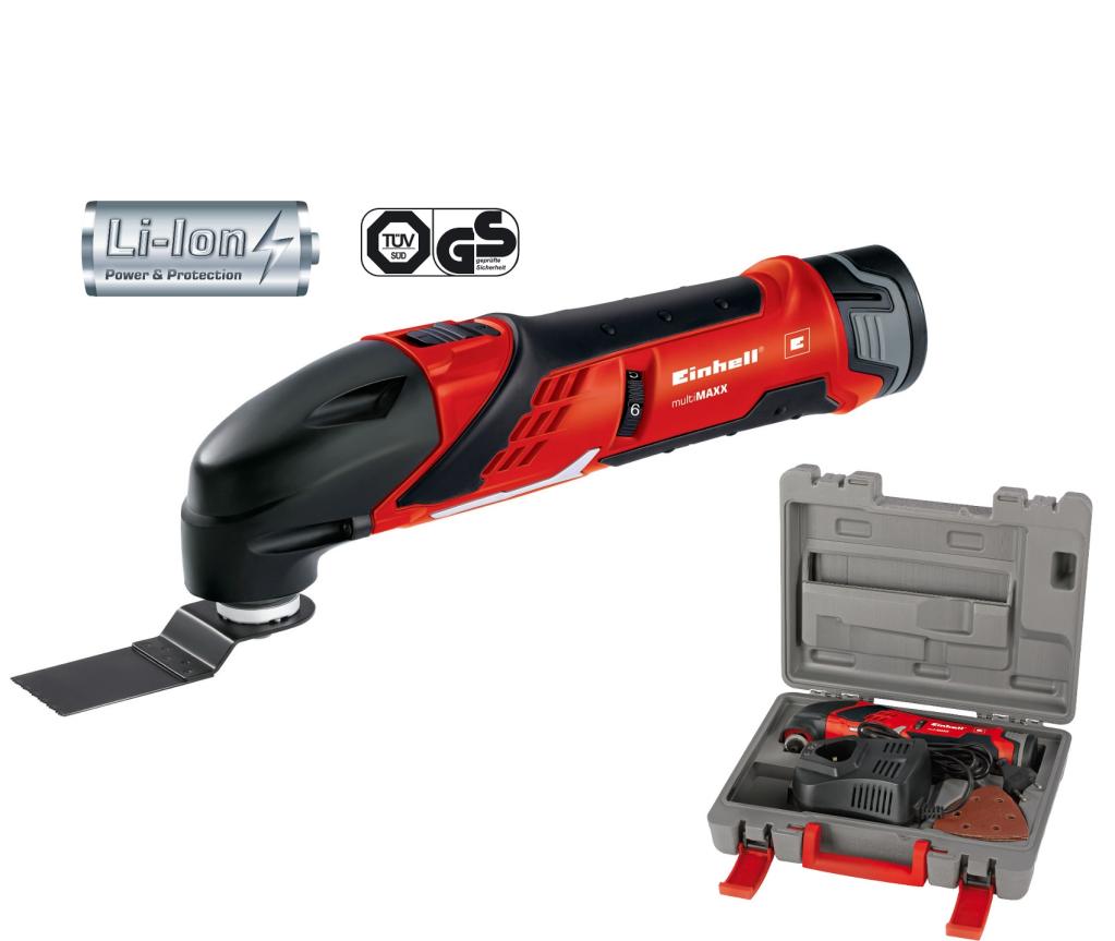 Einhell Akku Multifunktionswerkzeug TEMG 12 Li (10,8 V, Lithium Ionen