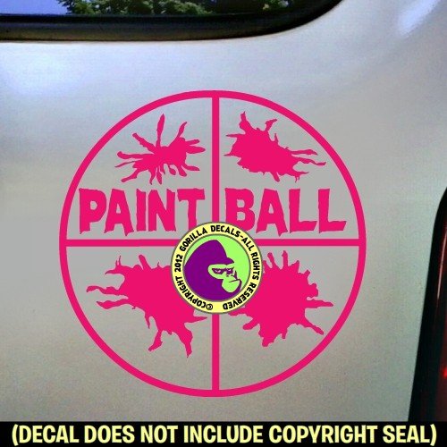 PAINTBALL Vinyl Decal Sticker D