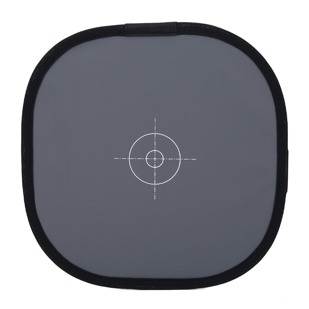 White Balance Cards, 18% Gray Grey Card 30 * 30cm Reflector Grey Card Balance Reference Card Photography Accessory Exposure Photography Card Set with Bag