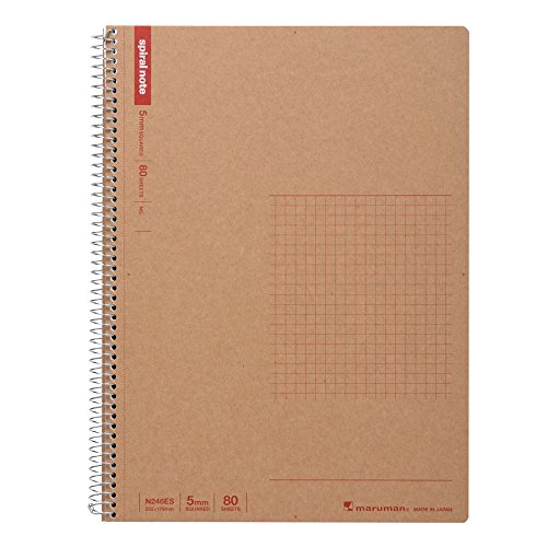 Maruman N246ES Ring Notebook, 0.2 inch (5 mm), Grid