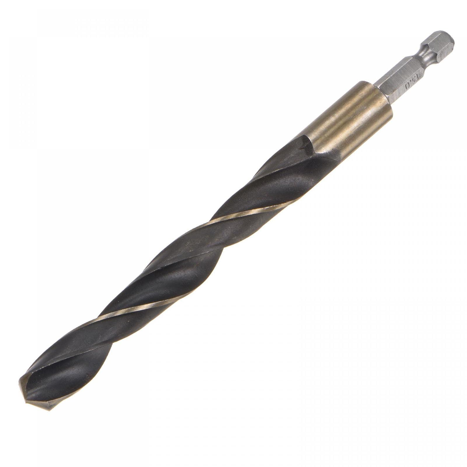 TA-VIGOR 13mm Hex Shank Twist Drill Bit Set, 1/4 Inch Shank HSS High Speed Steel Drill Bit Set Quick Change Twist Drill Bits for Woodworking, Plastic and Metal