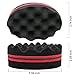 4 Pcs Varied Small Hair Twist Sponge Brush For Dreads Locking Twist Afro Curl Coil Wave Hair Care Tool (Blend)