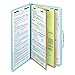 Smead Pressboard Legal Size File Folders with SafeSHIELD Fasteners, 2 Dividers, 2