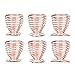 Beauty Sponge Blender Holders 6 Pack, Teenitor Makeup Sponge Holders Drying Rack Stand, Powder Puff Sponge Support Display Stand, Makeup Organizer Round Triangle Square Styles, Rose Gold