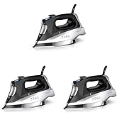 BLACK+DECKER Allure Digital Professional Steam Iron,D3060,30% More Steam,Percison Tip,Stianless Steel Soleplate,Vertical-Stea