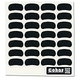 Cohas Chalkboard Eye Black Stickers for Youth and